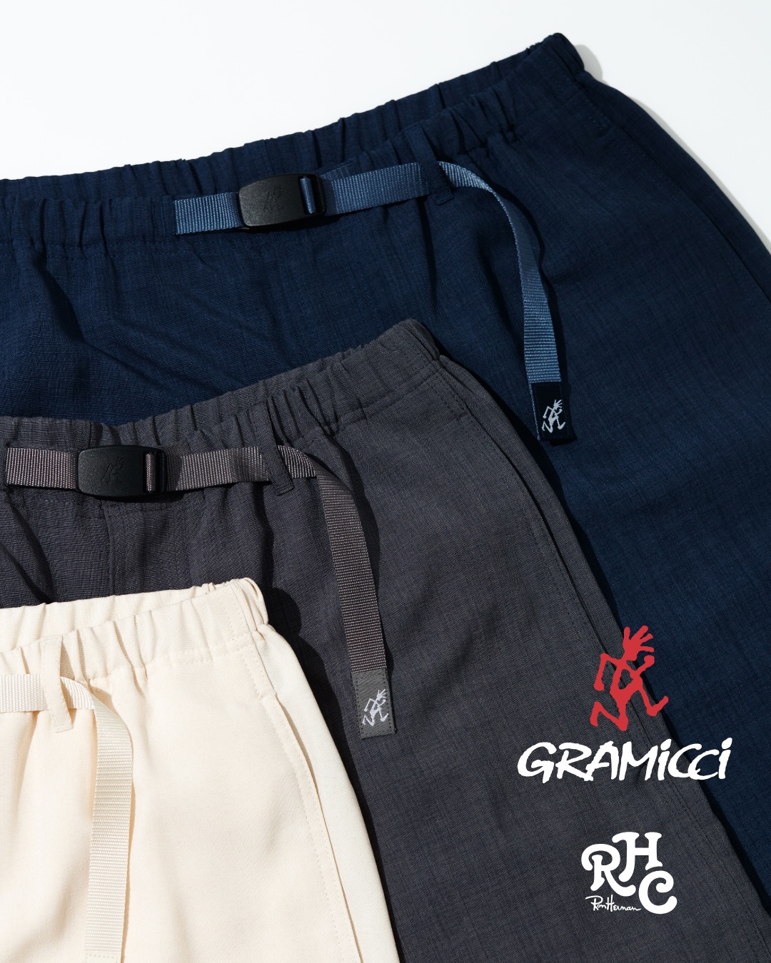 Gramicci for RHC Ron Herman “Linen-like Shorts”が2026年 5/23 発売 (グラミチ ロンハーマン “リネン ライク ショーツ”)