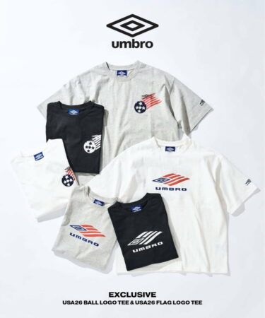 417 EDIFICE × UMBRO 2026 SS 別注 "USA BALL LOGO TEE"が6月上旬 発売 (エディフィス アンブロ)