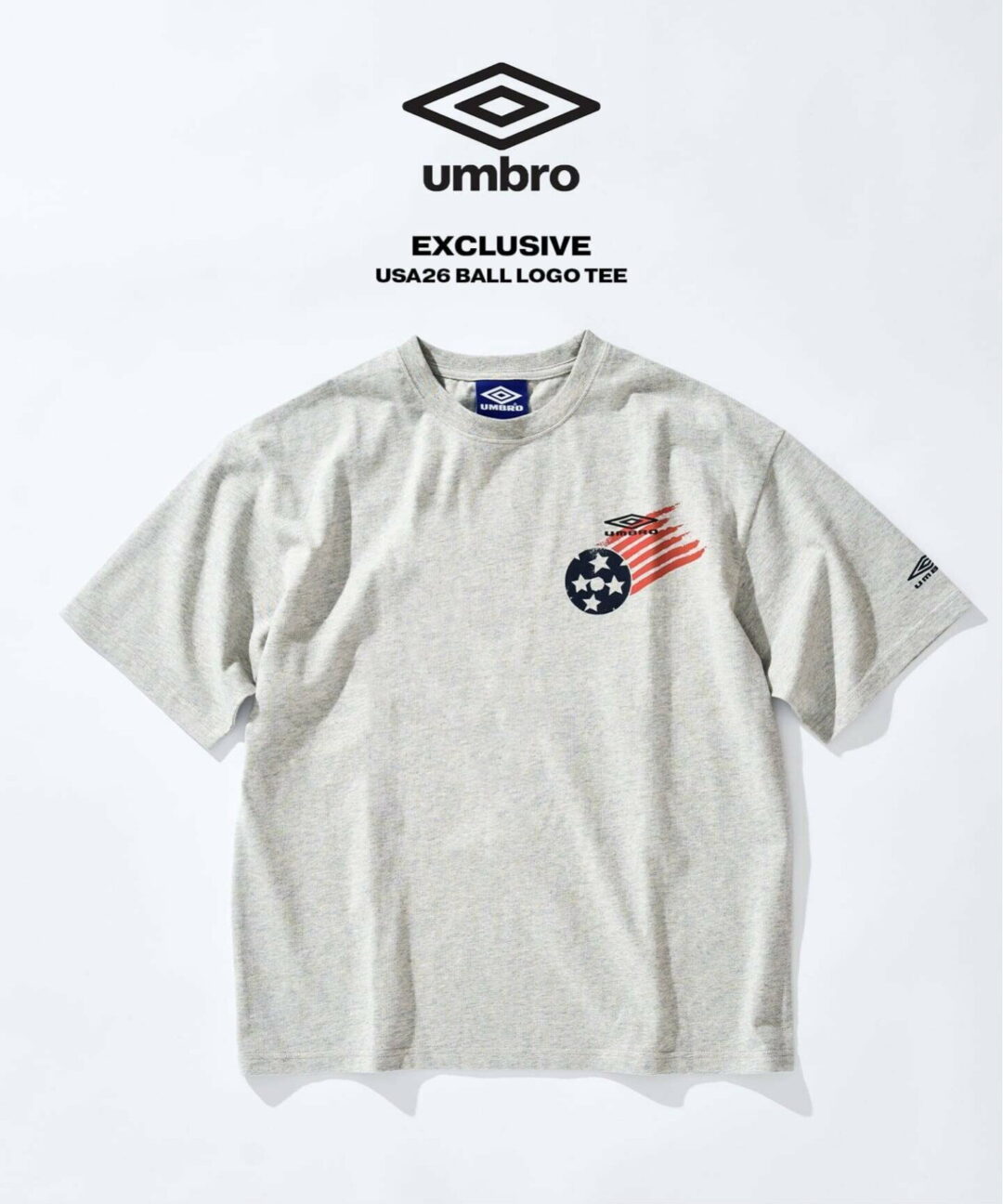 417 EDIFICE × UMBRO 2026 SS 別注 “USA BALL LOGO TEE”が6月上旬 発売 (エディフィス アンブロ)