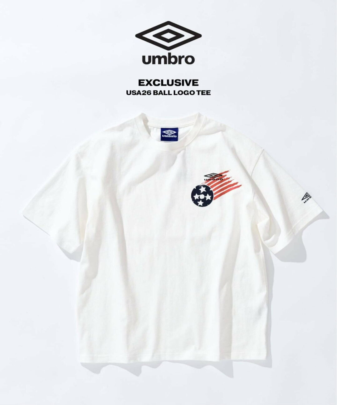 417 EDIFICE × UMBRO 2026 SS 別注 “USA BALL LOGO TEE”が6月上旬 発売 (エディフィス アンブロ)