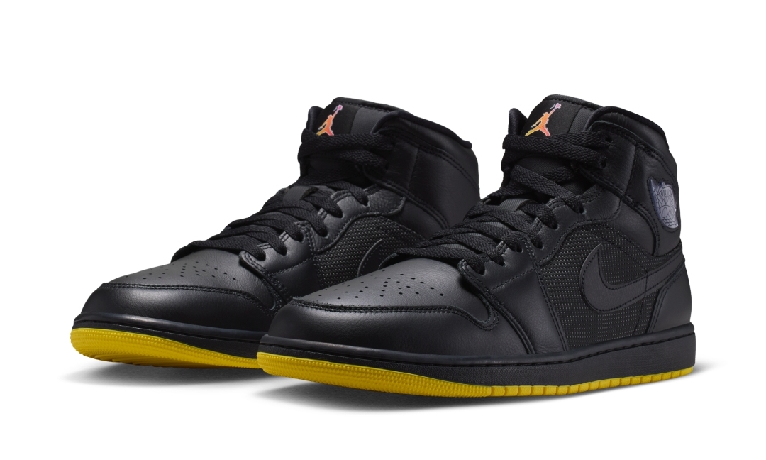 【2026年 7月 発売予定】NIKE AIR JORDAN 1 MID “Black/Opti Yellow” (ナイキ エア ジョーダン ミッド “ブラック/オプティイエロー”) [IO2052-001]