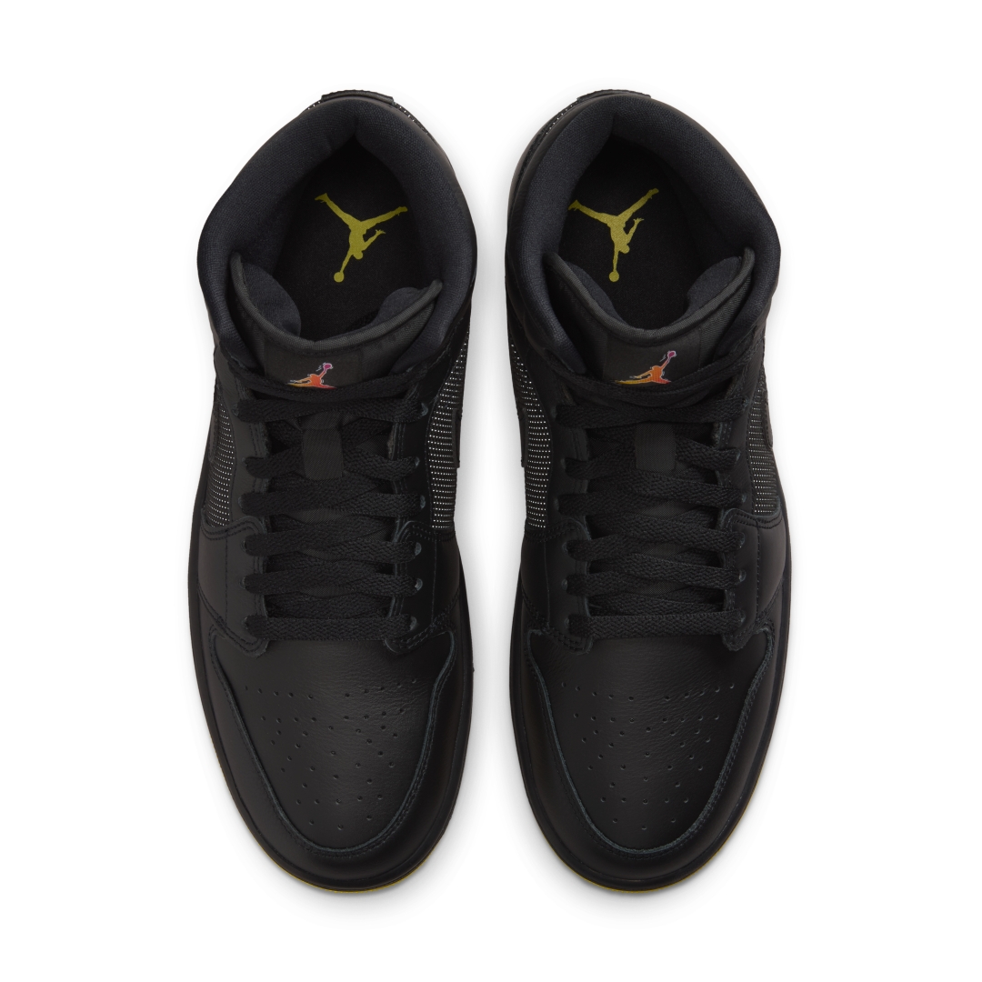 【2026年 7月 発売予定】NIKE AIR JORDAN 1 MID “Black/Opti Yellow” (ナイキ エア ジョーダン ミッド “ブラック/オプティイエロー”) [IO2052-001]