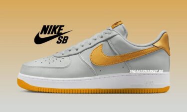 【2026年 秋 発売予定】NIKE SB AIR FORCE 1 LOW “Color of the Month/Grey/Yellow” (ナイキ エア フォース 1 ロー “カラー オブ ザ マンス/グレー/イエロー”) [IV5289-001]