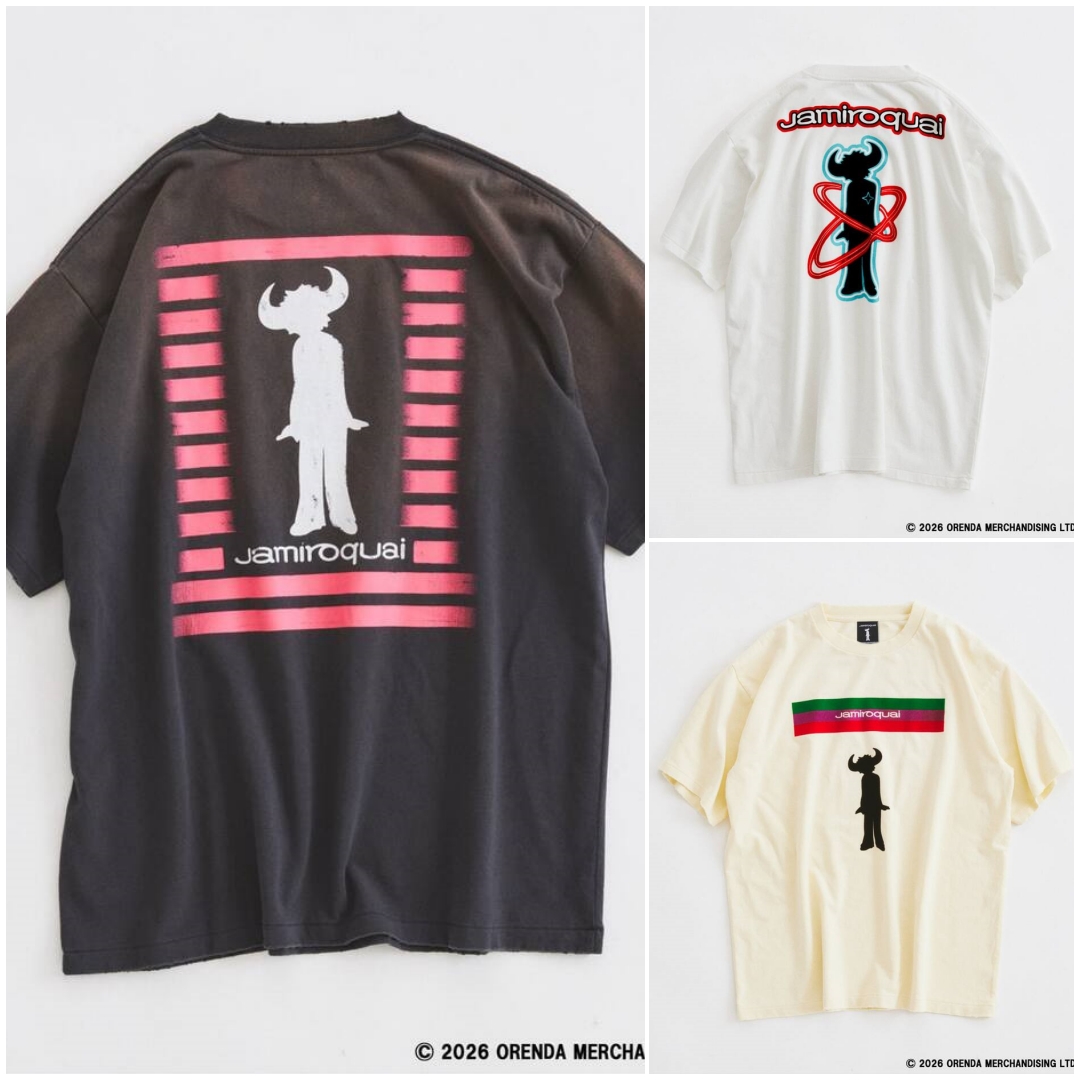 JOURNAL STANDARD relume × Jamiroquai 別注 "フェードプリント Tシャツ"が2026年 7月中旬 発売 (ジャーナルスタンダード ジャミロクワイ)