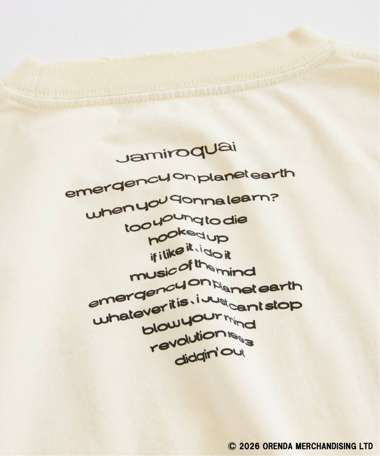 JOURNAL STANDARD relume × Jamiroquai 別注 “フェードプリント Tシャツ”が2026年 7月中旬 発売 (ジャーナルスタンダード ジャミロクワイ)