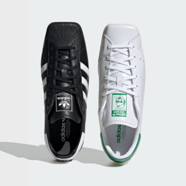 【2026年 6/111 発売】adidas Originals SUPERSTAR SQ & STAN SMITH SQ “Black/White” (アディダス オリジナルス スーパースター スタンスミス) [KI0201/KI5230]