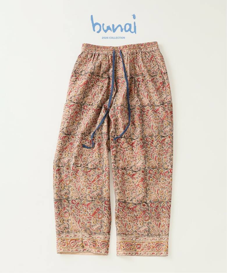 JOURNAL STANDARD relume × bunai 別注 “カラマカリ プリント オープンカラー 半袖シャツ & イージーパンツ”2026年 7月下旬 発売 (ブナイ ジャーナルスタンダード)