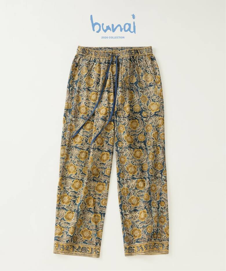 JOURNAL STANDARD relume × bunai 別注 “カラマカリ プリント オープンカラー 半袖シャツ & イージーパンツ”2026年 7月下旬 発売 (ブナイ ジャーナルスタンダード)