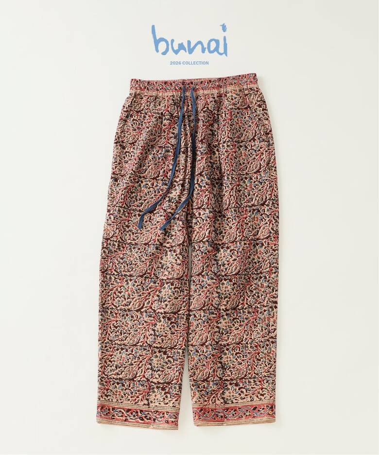 JOURNAL STANDARD relume × bunai 別注 “カラマカリ プリント オープンカラー 半袖シャツ & イージーパンツ”2026年 7月下旬 発売 (ブナイ ジャーナルスタンダード)