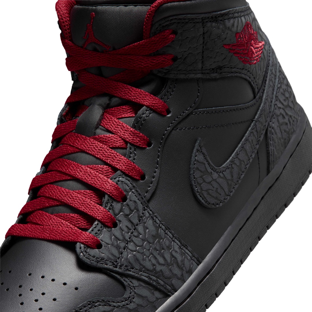 【2026年 7/1 発売】NIKE AIR JORDAN 1 MID SE “Black/Tough Red” (ナイキ エア ジョーダン 1 ミッド “ブラック/タフレッド”) [IX3527-010]