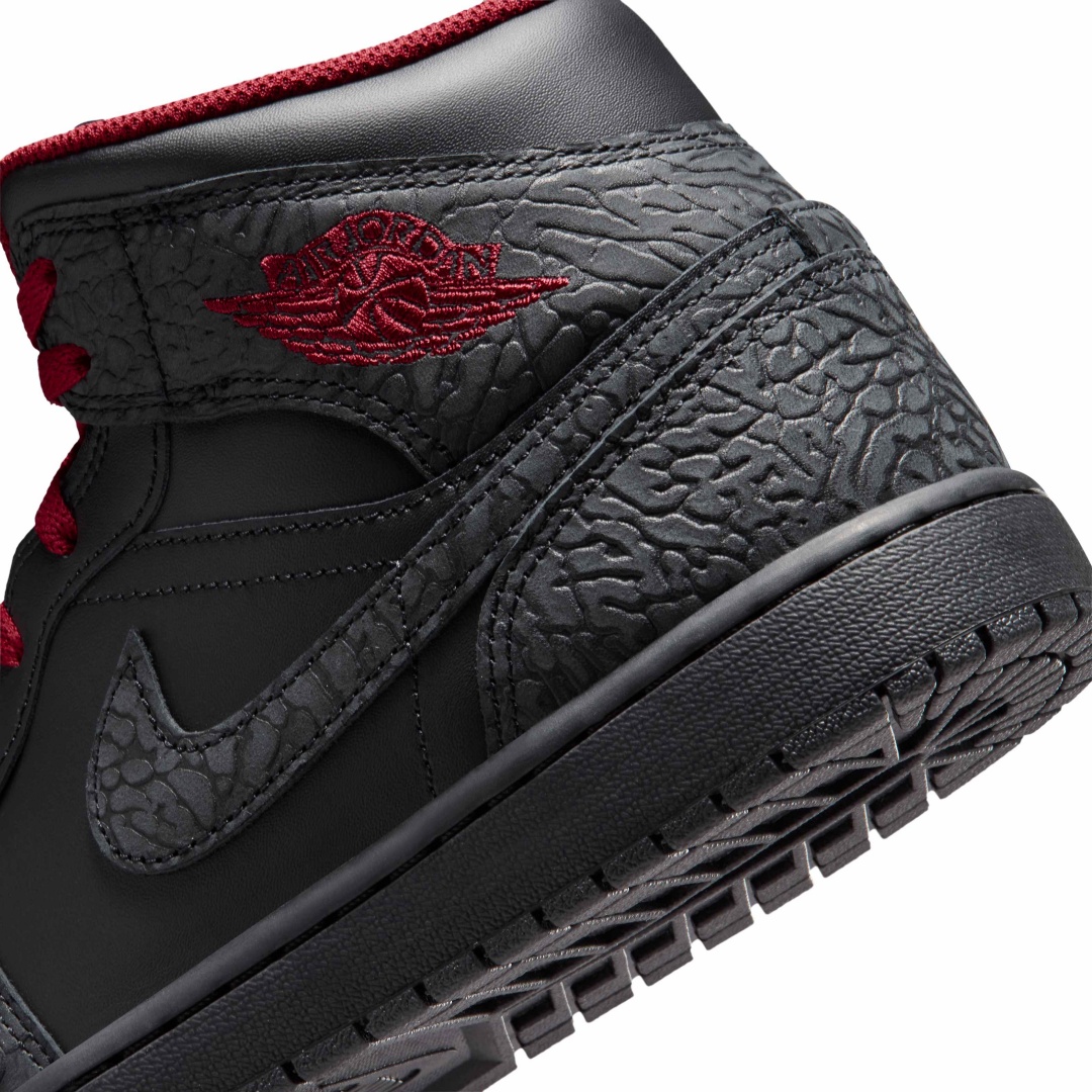 【2026年 7/1 発売】NIKE AIR JORDAN 1 MID SE “Black/Tough Red” (ナイキ エア ジョーダン 1 ミッド “ブラック/タフレッド”) [IX3527-010]