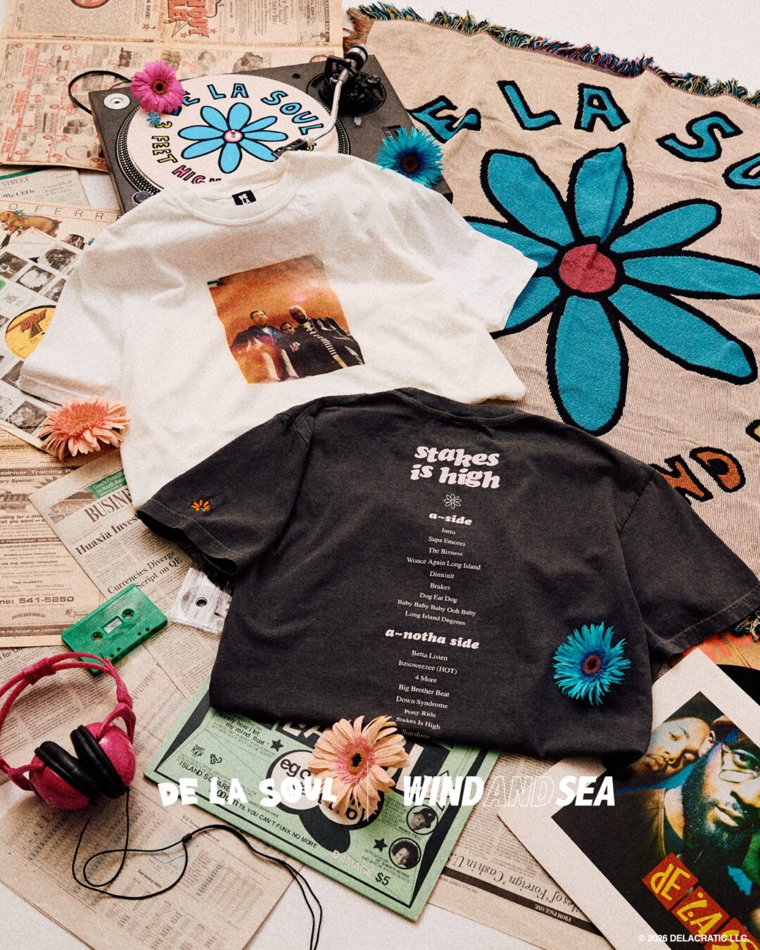De La Soul × WIND AND SEA コラボアイテムがweb抽選販売 (デ・ラ・ソウル ウィンダンシー)