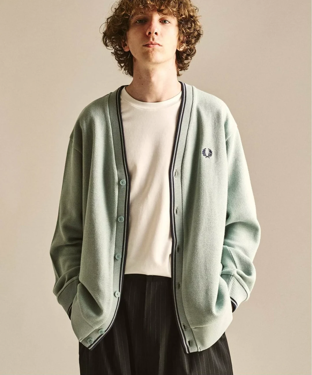 417 EDIFICE × FRED PERRY 2026 FW 別注 “ティップドカーディガン”が9月中旬 発売 (エディフィス フレッドペリー)