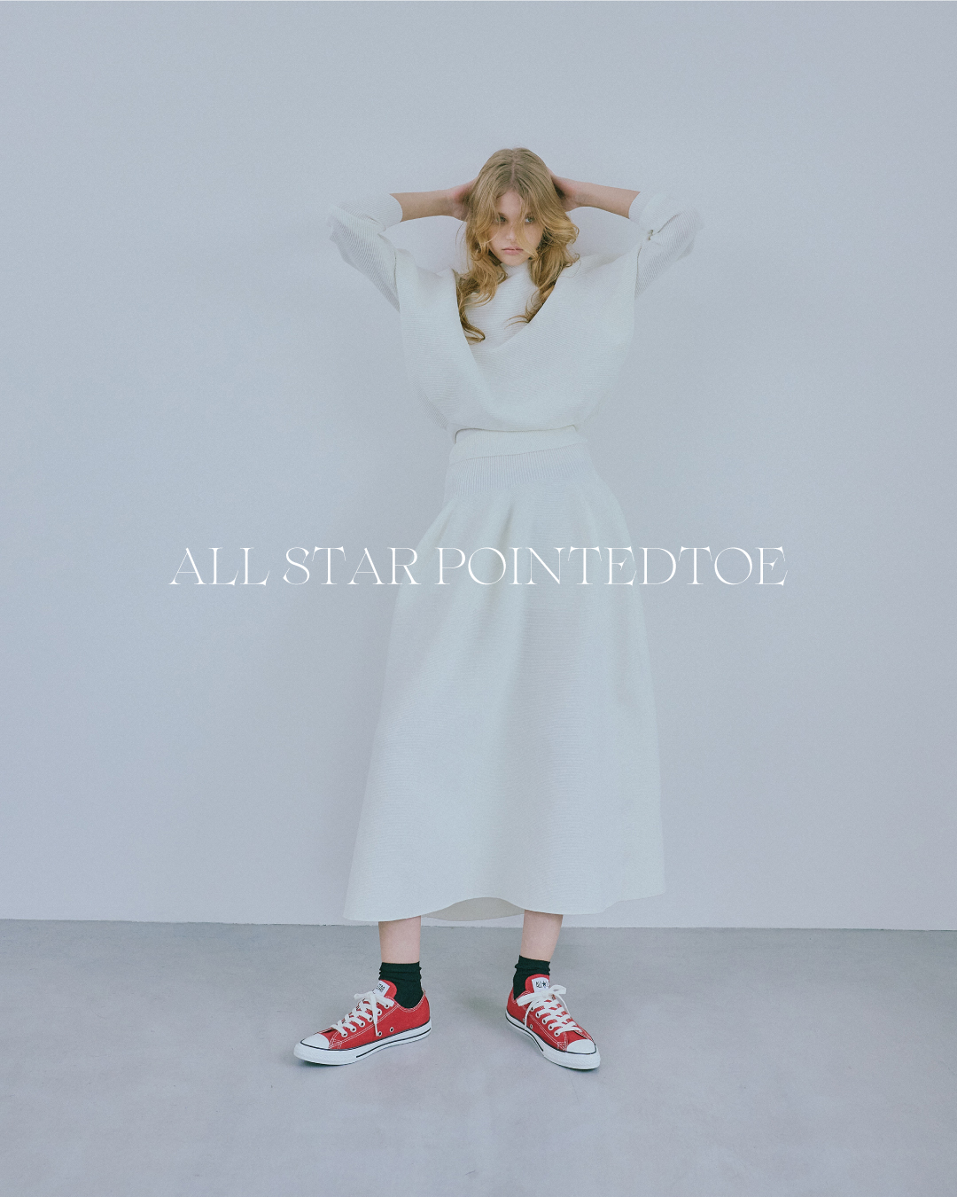 CONVERSE ALL STARをシャープに再定義した「POINTEDTOE」シリーズが2026年 6/19 発売 (コンバース オールスター ポインテッドトウ)