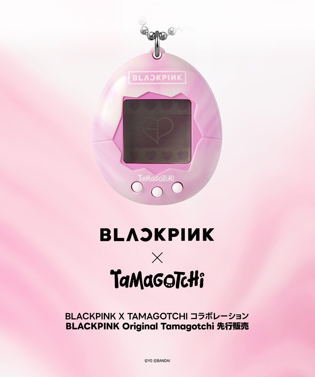 BLACKPINK x たまごっち コラボアイテム「BLACKPINK Original Tamagotchi」が2026年 6/29 14:00 発売 (ブラックピンク)