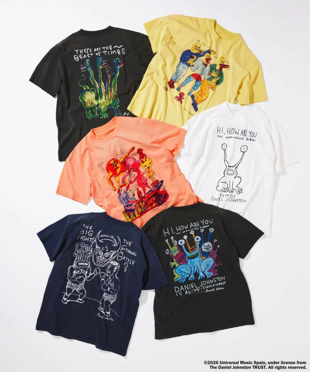 JOURNAL STANDARD × Daniel Johnston 別注 プリント Tシャツが2026年 6月中旬 発売 (ジャーナルスタンダード ダニエル・ジョンストン)