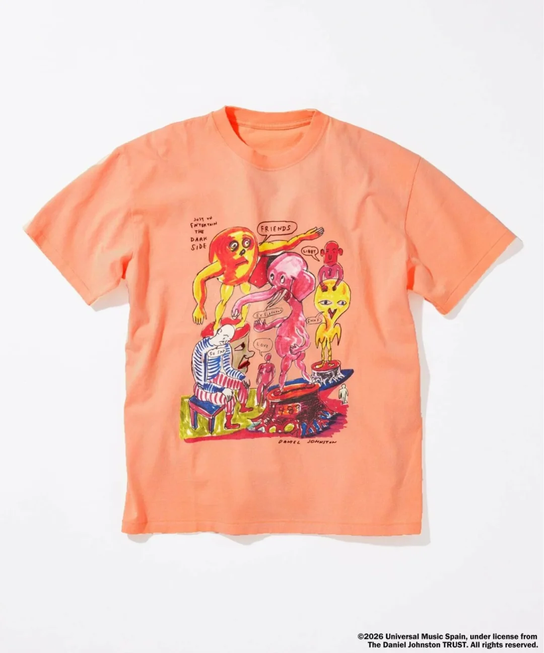 JOURNAL STANDARD × Daniel Johnston 別注 プリント Tシャツが2026年 6月中旬 発売 (ジャーナルスタンダード ダニエル・ジョンストン)