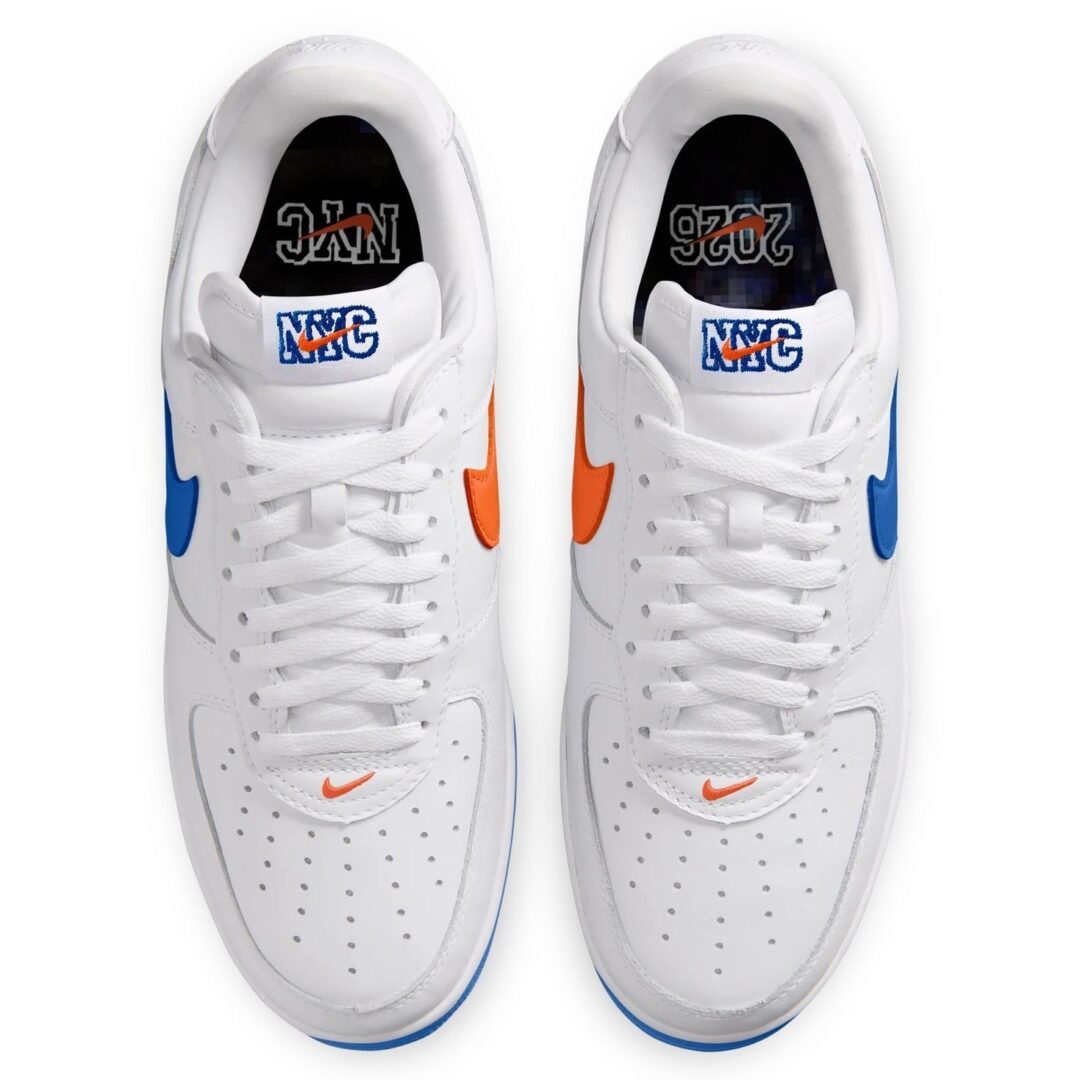【2026年 夏 発売予定】NIKE AIR FORCE 1 LOW “01 “NYC Knicks” (ナイキ エア フォース 1 ロー “ニューヨーク ニックス”) [JK5361-100]