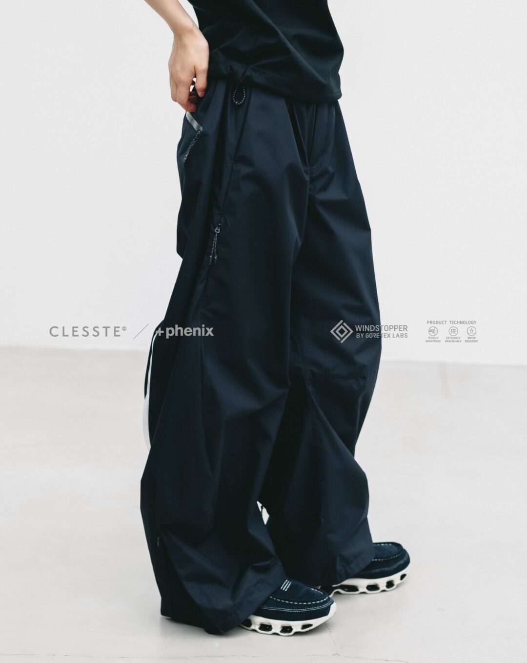 CLESSTE × Plus Phenix 2026 SS 別注 “WINDSTOPPER by GORE-TEX LABS CITY BARREL LEG PANTS”が6/20 発売 (クレスト プラスフェニックス ゴアテックス ウィンドストッパー パンツ)