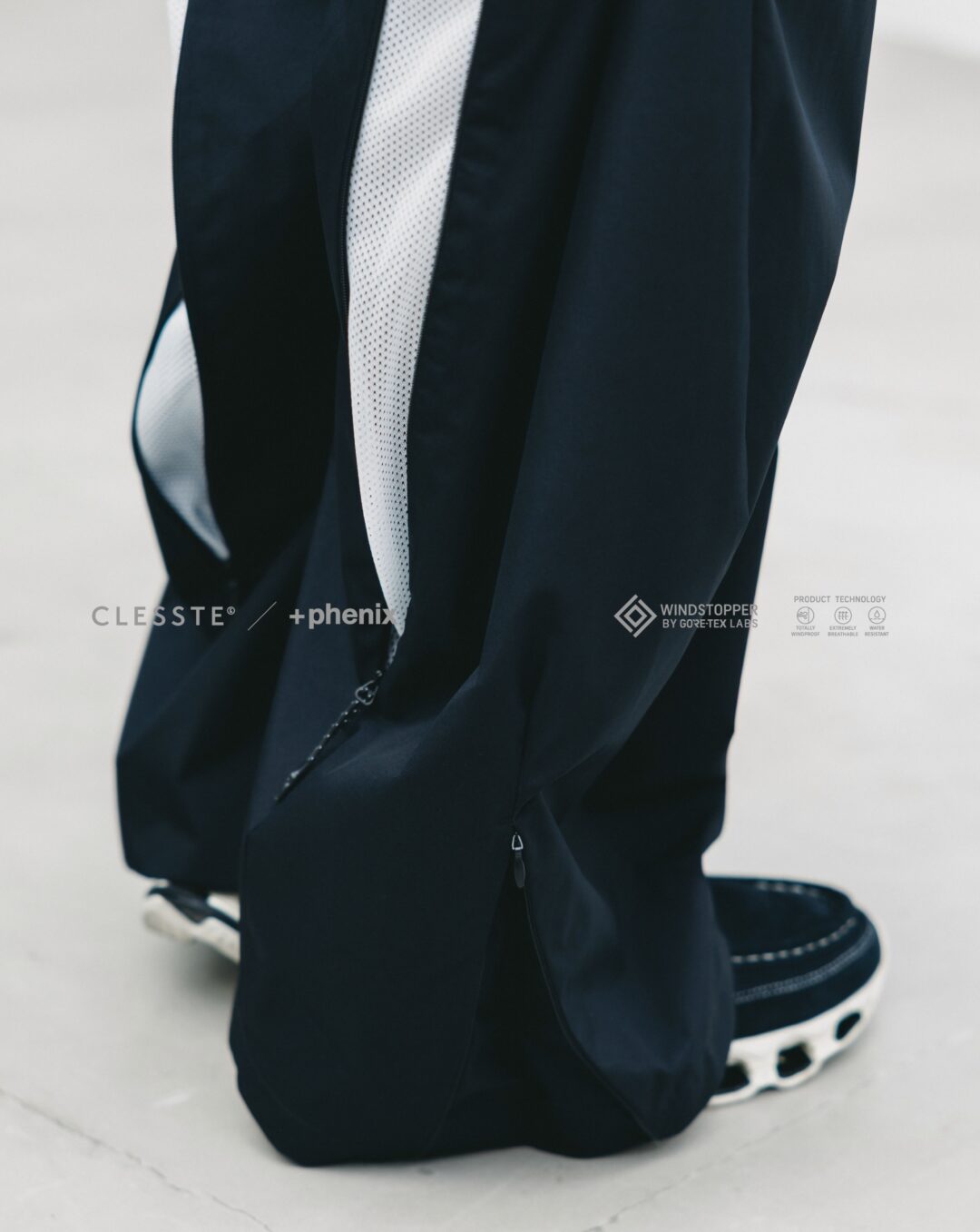 CLESSTE × Plus Phenix 2026 SS 別注 “WINDSTOPPER by GORE-TEX LABS CITY BARREL LEG PANTS”が6/20 発売 (クレスト プラスフェニックス ゴアテックス ウィンドストッパー パンツ)