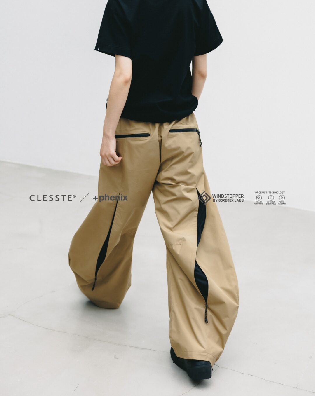 CLESSTE × Plus Phenix 2026 SS 別注 “WINDSTOPPER by GORE-TEX LABS CITY BARREL LEG PANTS”が6/20 発売 (クレスト プラスフェニックス ゴアテックス ウィンドストッパー パンツ)