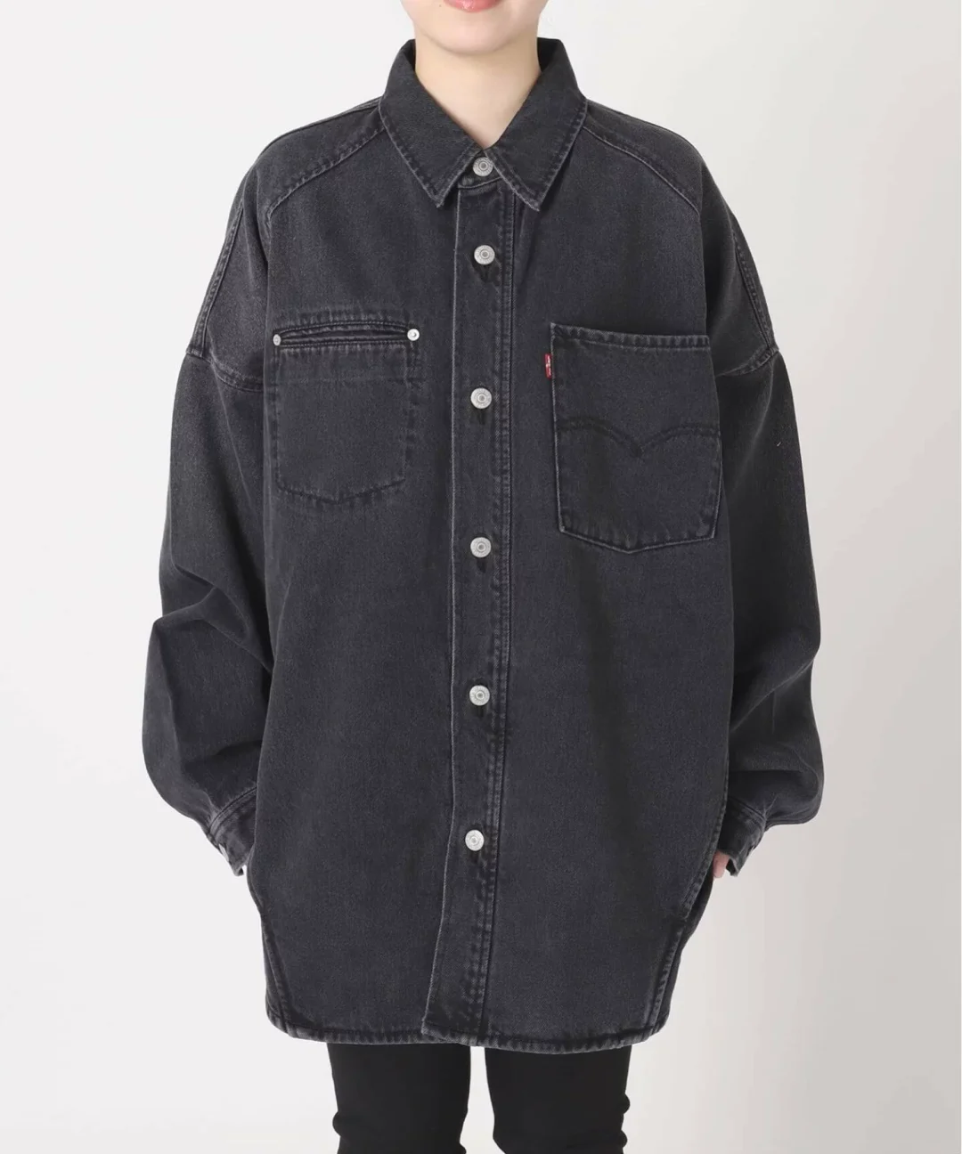 JOURNAL STANDARD × Levi’s シリーズに新色ブラックが登場 (ジャーナルスタンダード リーバイス SUPER BAGGY BARREL TWIST SHACKET)