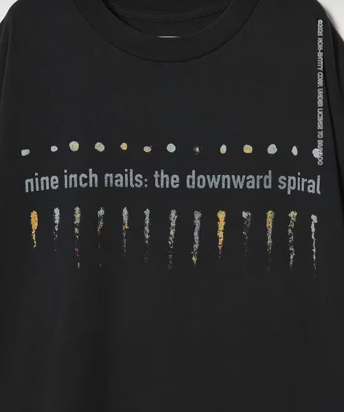 NINE INCH NAILS for monkey time コラボレーションTシャツが2026年 6/5 発売 (ナイン・インチ・ネイルズ モンキータイム)