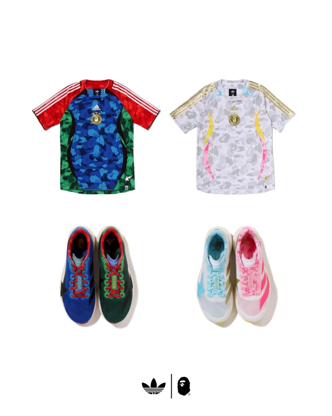 【2026年 7/5 発売】A BATHING APE × adidas ADIZERO EVO SL “BAPE” (ア ベイシング エイプ アディダス アディゼロ エヴォ) [KJ5751]