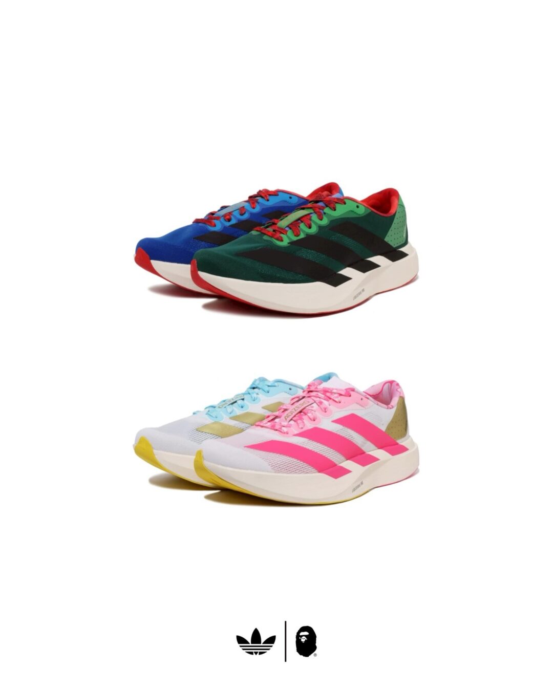 【2026年 7/5 発売】A BATHING APE × adidas ADIZERO EVO SL “BAPE” (ア ベイシング エイプ アディダス アディゼロ エヴォ) [KJ5751]