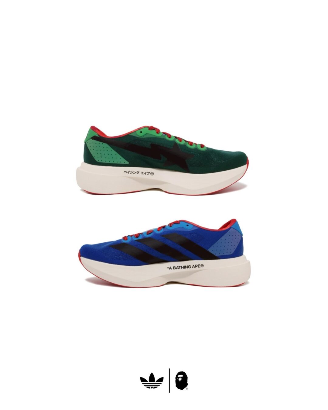 【2026年 7/5 発売】A BATHING APE × adidas ADIZERO EVO SL “BAPE” (ア ベイシング エイプ アディダス アディゼロ エヴォ) [KJ5751]