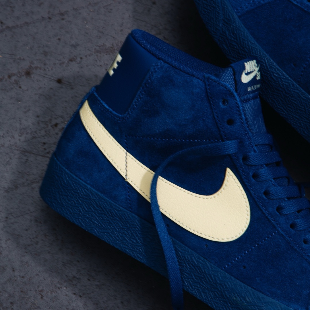 【2026年 発売】NIKE SB ZOOM BLAZER MID “Coastal Blue/Pale Yellow” (ナイキ ズーム ブレーザー ミッド “ブルー/イエロー”) [IO0667-400]