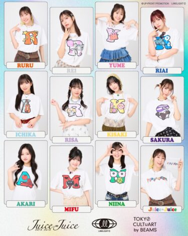 Juice=Juice × トーキョー カルチャート by ビームス コラボアイテムが2026年 6/10 受注販売 (ジュースジュース BEAMS)