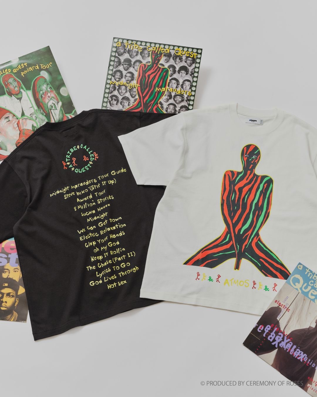 A Tribe Called Quest x atmos コラボアイテムが2026年 6/6 11:00~6/14 23:59 受注販売 (ア・トライブ・コールド・クエスト アトモス)