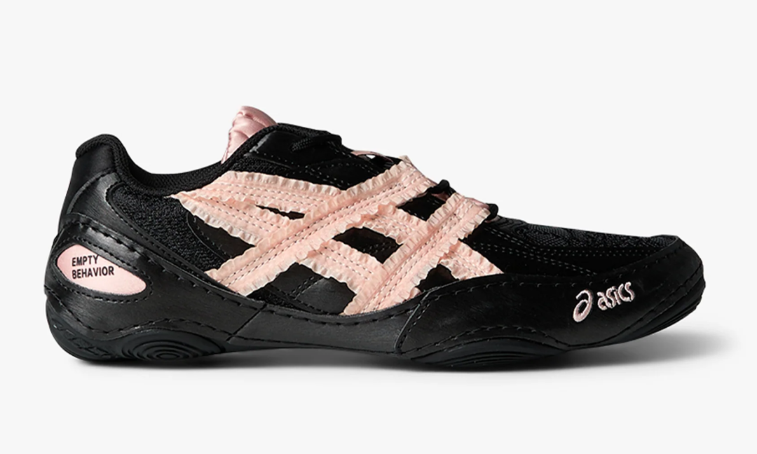 【2026年 発売】Empty Behavior x ASICS HYPERSYNC “Black Breeze/White” (エンプティ ビヘイビア アシックス ハイパーシンク) [1203B146.001/1203B146.100]