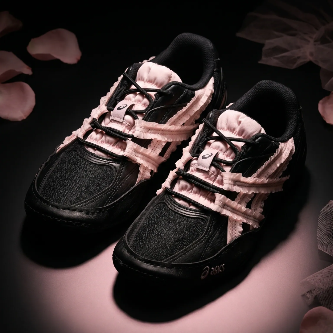 【2026年 発売】Empty Behavior x ASICS HYPERSYNC “Black Breeze/White” (エンプティ ビヘイビア アシックス ハイパーシンク) [1203B146.001/1203B146.100]