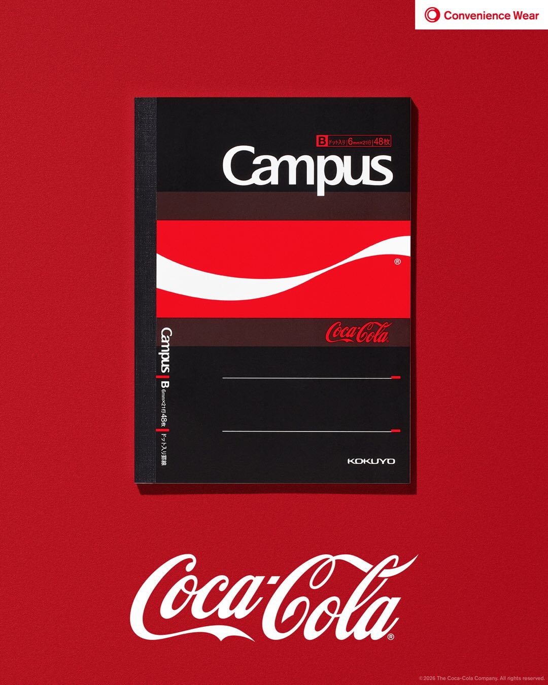 コカ･コーラ × ファミマ コンビニエンスウェア コラボアイテムが2026年 6/5 発売 (Coca-Cola)