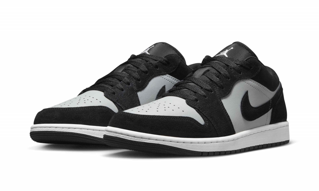 【2026年 6/8 発売】NIKE AIR JORDAN 1 LOW “Black/Light Smoke Grey/White” (ナイキ エア ジョーダン ロー “ブラック/ライトスモークグレー/ホワイト”) [553558-048]