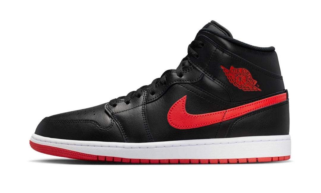 【2026年 6/15 発売】NIKE AIR JORDAN 1 MID “Black/White/University Red” (ナイキ エア ジョーダン ミッド “ブラック/ホワイト/ユニバーシティレッド”) [DQ8426-005]