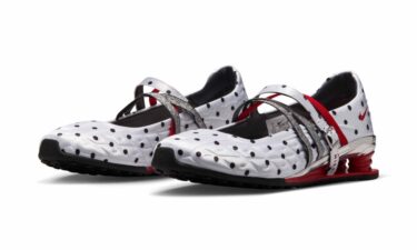 【2026年 7月 発売予定】Naked × NIKE SHOX Z CALISTRA “101 Dalmatians/White/Black” (ネイキッド ナイキ ショックス カリストラ “ホワイト/ブラック”) [IR5519-001]