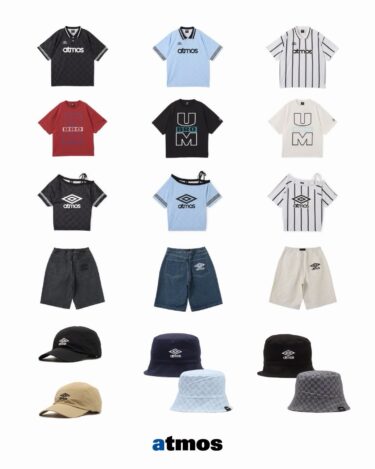UMBRO × atmos コラボアパレルコレクション 2026 SSが6/20 発売 (アンブロ アトモス 2026年 春夏)
