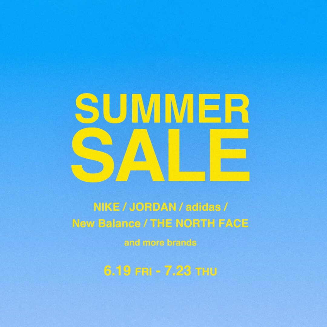 【セール情報】アトモスオンラインにて「SUMMER SALE」が2026年 7/23 23:59 まで開催 (atmos サマーセール)