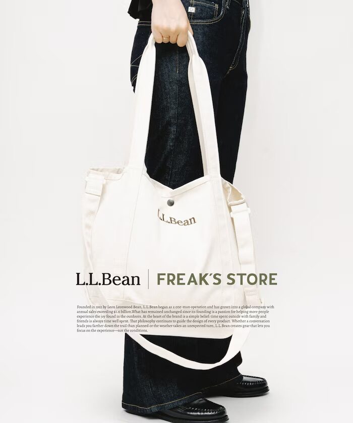FREAK’S STORE × L.L.Bean 2026 SS 別注 “2WAYグローサリートート/キャリーケース対応”が 8月上旬 発売 (フリークスストア エルエルビーン)