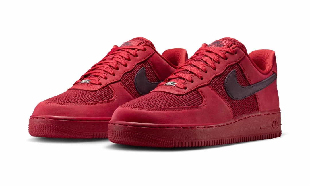 【2026年 6/20 発売】NIKE AIR FORCE 1 LOW WOVEN “Tough Red/Team Red” (ナイキ エア フォース 1 ロー ウーブン “タフレッド/チームレッド”) [II9807-600]