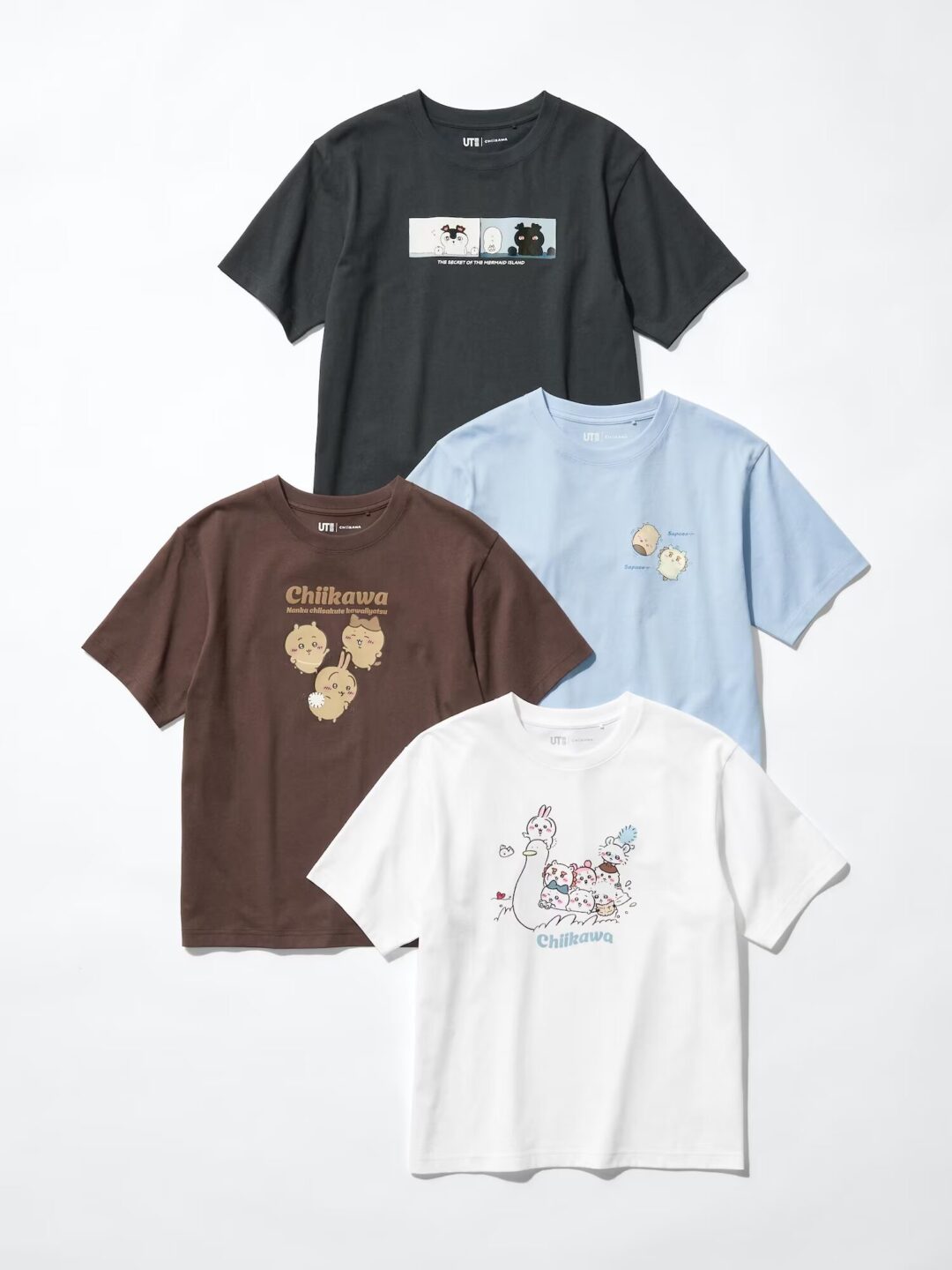 ちいかわ x UNIQLO UT「映画ちいかわ 人魚の島のひみつ」公開記念コラボコレクションが2026年 7月中旬 & 7月下旬 発売 (ジーユー)
