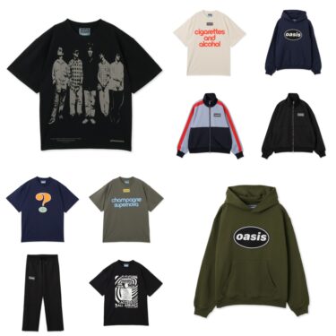 ロックバンド"OASIS" x PLEASURES コラボコレクションが2026年 6/12 発売 (プレジャーズ オアシス)