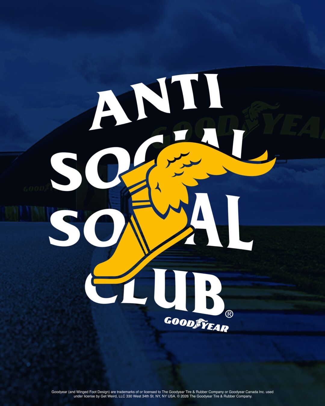 GOODYEAR × Anti Social Social Club 2026 SSが6/13 & 6/14 発売 (グッドイヤー ソーシャル ソーシャル クラブ)