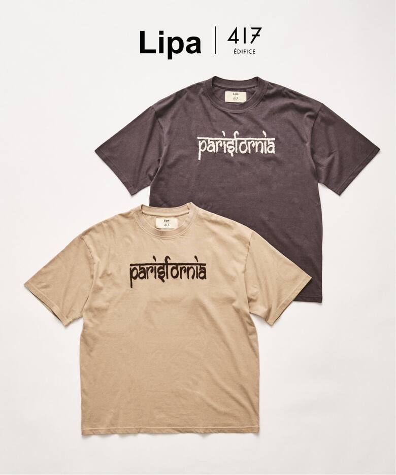 417 EDIFICE × LIPA “エンブロイダリーシャツ & エンブロイダリーTシャツ”が発売 (エディフィス リパ)