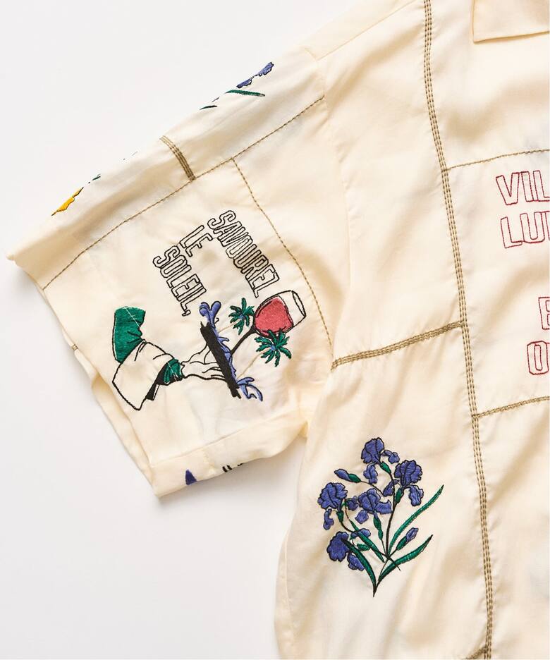 417 EDIFICE × LIPA “エンブロイダリーシャツ & エンブロイダリーTシャツ”が発売 (エディフィス リパ)