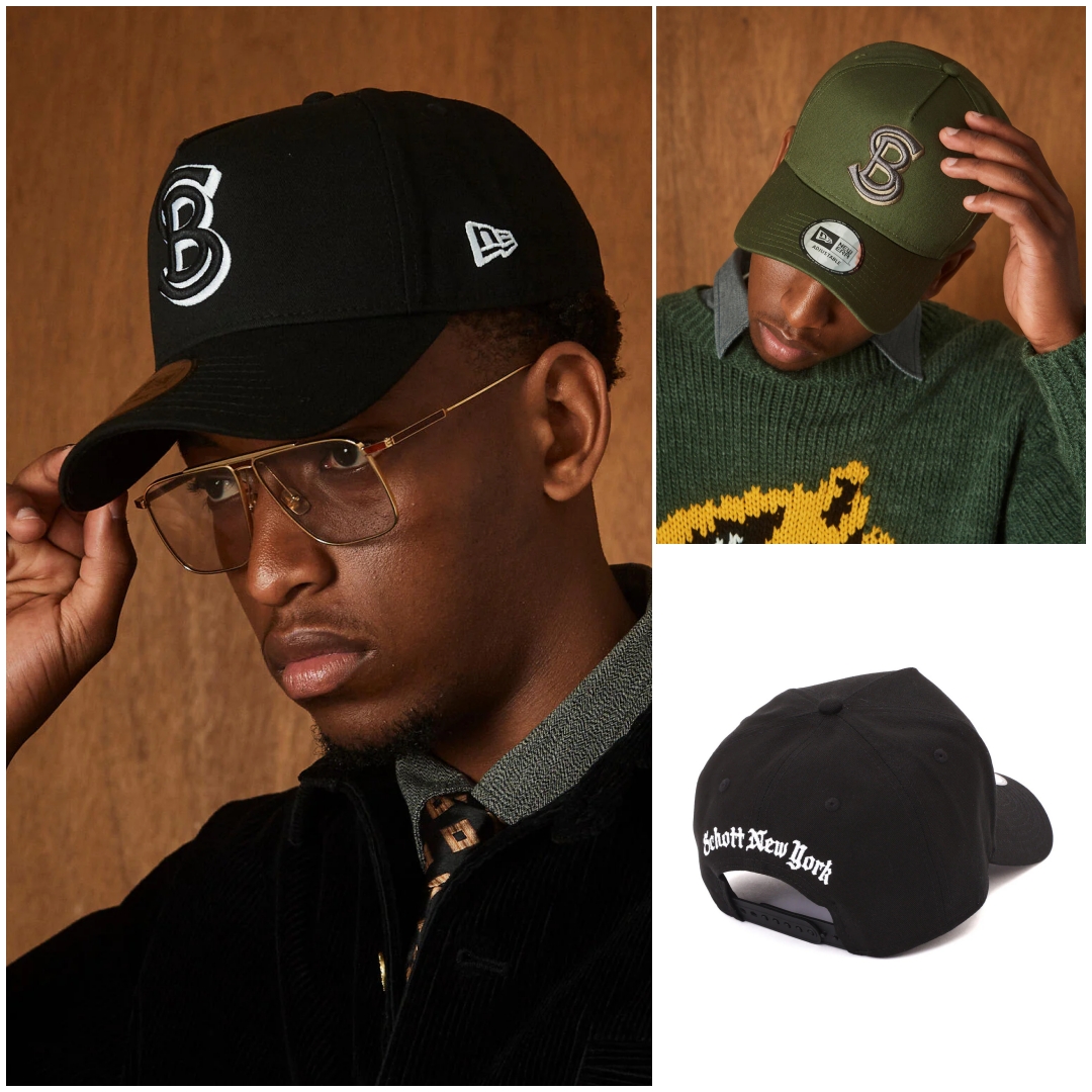 Schott × New Era 別注 9FORTY A-FRAME CAP TYPE SBが2026年 10月下旬 発売 (ショット ニューエラ)