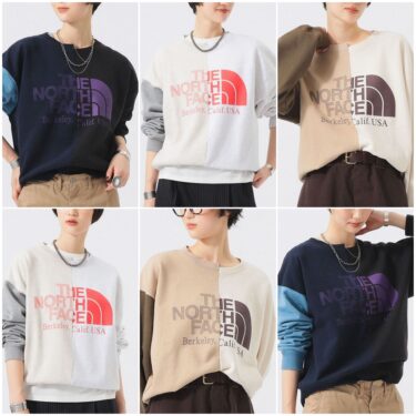 BEAMS BOY × THE NORTH FACE PURPLE LABEL 2026 FW 別注 "アシメ ロゴ スウェット"が9月下旬 発売 (ビームス ボーイ ザ・ノース・フェイス パープルレーベル)